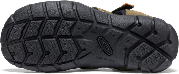 Keen SEACAMP II CNX Y-ENSIGN BLUE/CAMELLIA RO 1010099 Unisex-Kinder Sandalen 32 EU Dark Olive Gold F