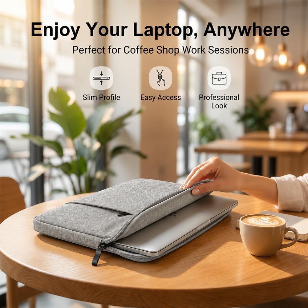 ProElife 15-Zoll Laptop-Schutzhülle für MacBook Air 15.3 Zoll mit M4, M3, M2 (A3241, A3114, A2941),