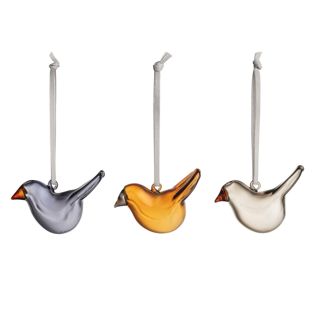 Iittala Mini Glass Birds Mix 3set