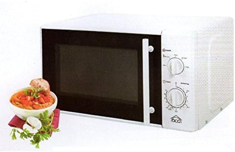 MWG820 Mikrowelle 20 Liter mit GRILL 1000 W 35 Minuten Timer mit Auftauoption weiss Masse: 44 x 34,5