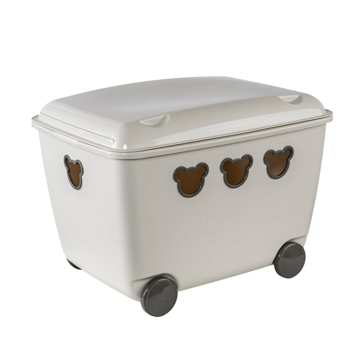 BranQ - Home essential - Multifunktionsbehälter für Spielzeug Bear 55 l, BPA-freier Kunststoff PP, b