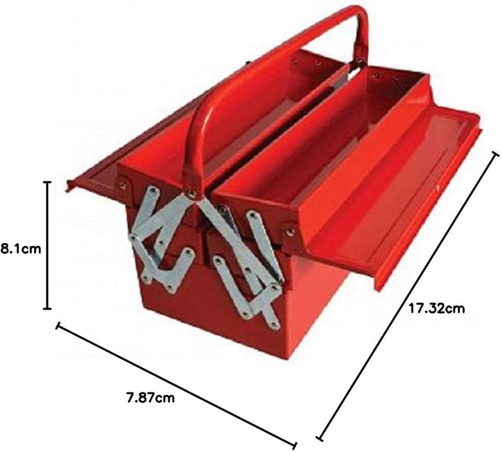 Faithfull TBC517 Werkzeugkasten, Metall, 43 cm, 5 Fächer 1 Originalverpackung, 1 Originalverpackung