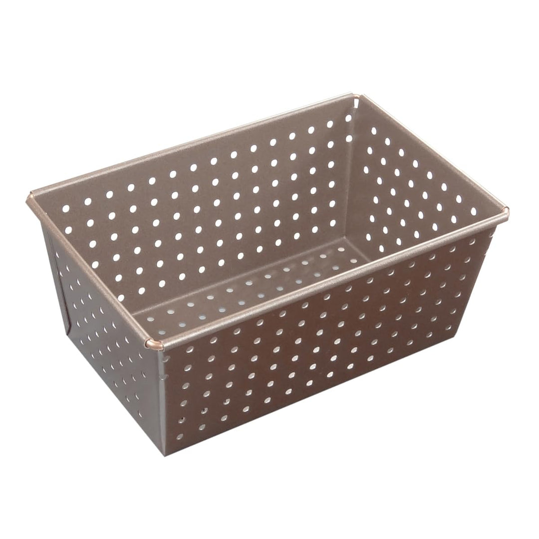 GOBEL - Gelochte Brotbackform - Antihaftbeschichtung - Aussen 270x105 mm - Innen 250x80mm - Höhe 80m