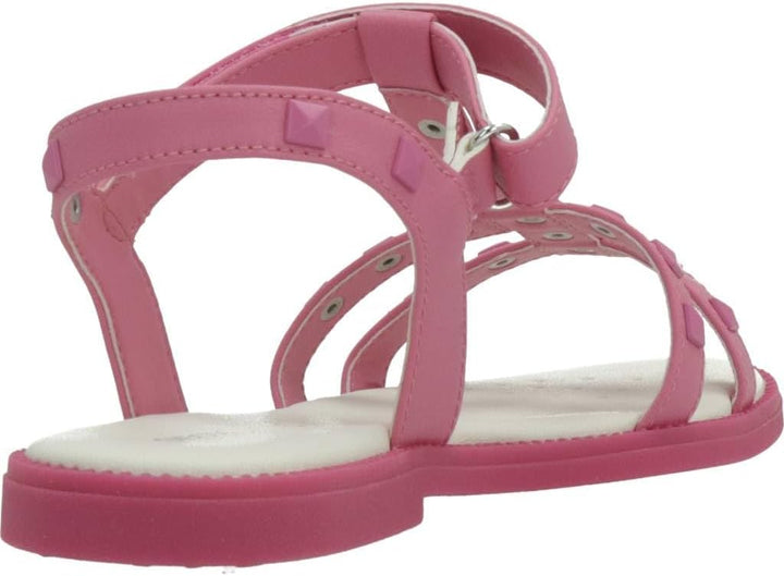 Geox Mädchen J Sandal Karly GirlSandal 32 EU Dk Pink, 32 EU Dk Pink