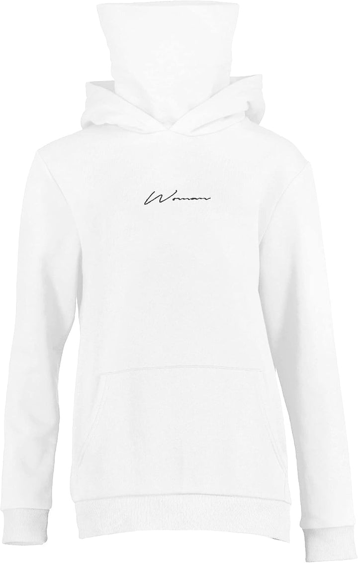 TrendiMax Damen Hoodie Kapuzenpullover Langarm Sweatshirt Winter Pullover Hochkragen Sweatjacke Kapu