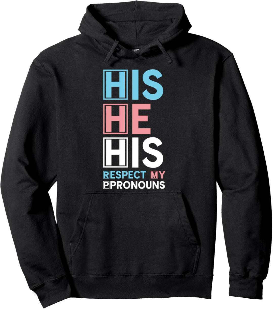Transgender Pronomen Queer LGBTQIA CSD Transsexuell Pullover Hoodie