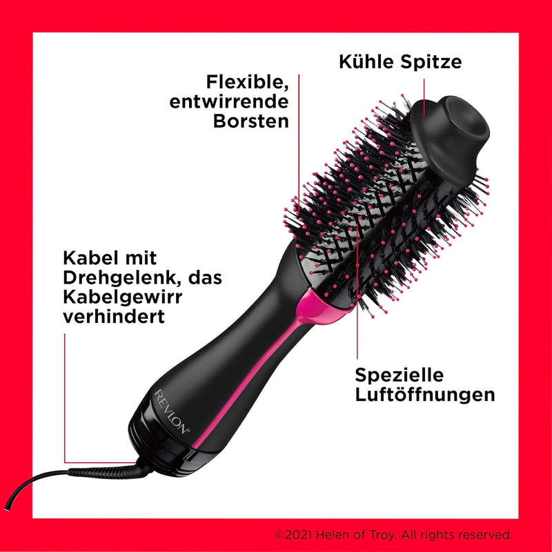 Revlon Salon One-Step Haartrockner und Volumiser (One-Step, IONEN- und KERAMIKTECHNOLOGIE, mittlere