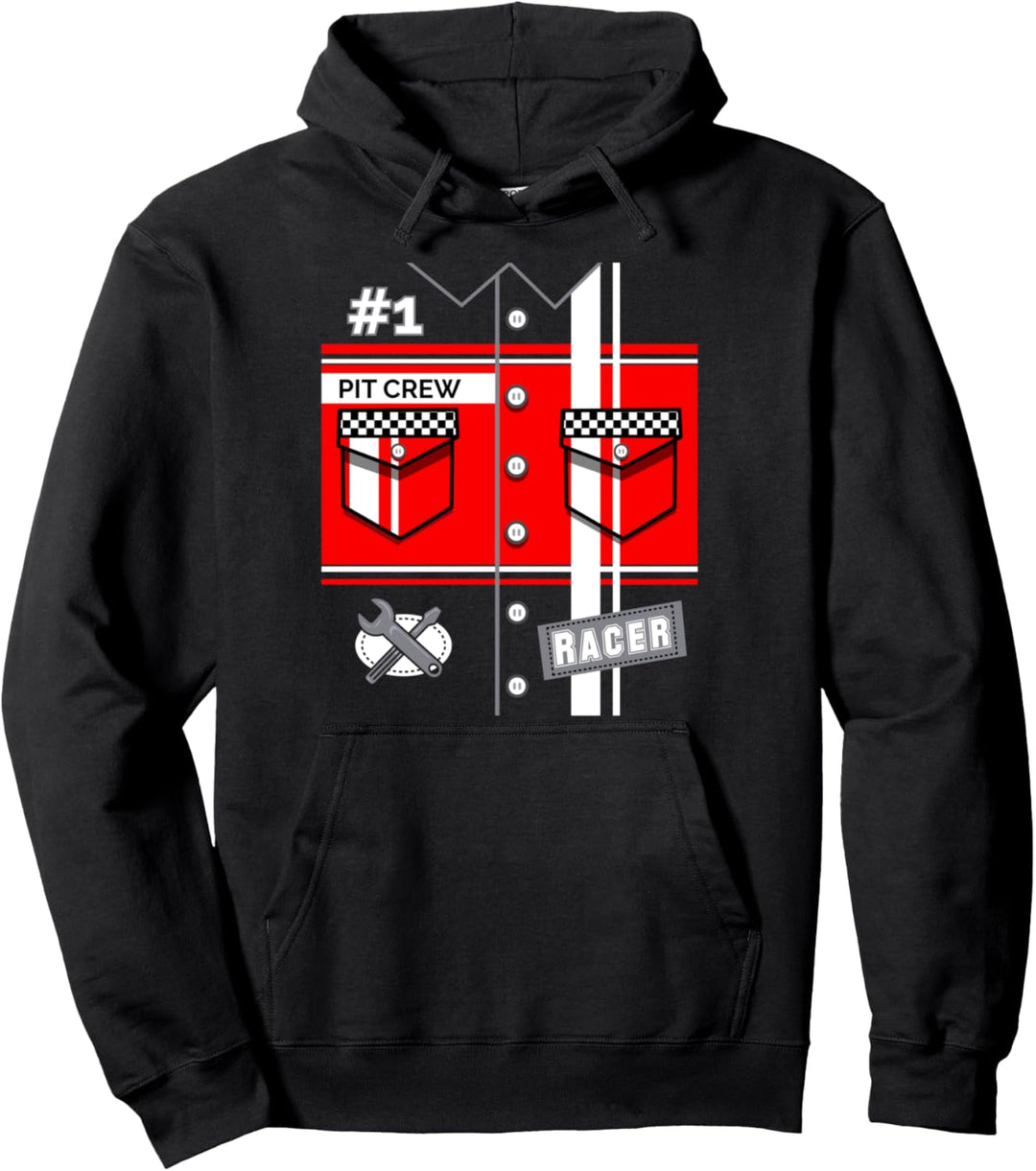 Boxencrew-Kostüm Auto-Renn-Mechaniker Pullover Hoodie