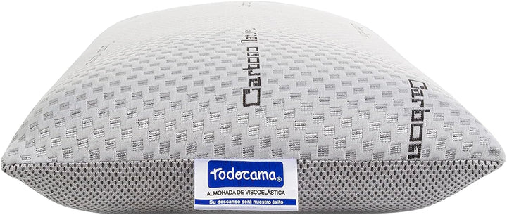 Todocama Viskoelastisches Kopfkissen, natürlicher Kohlenstoff 75 cm, 75 cm