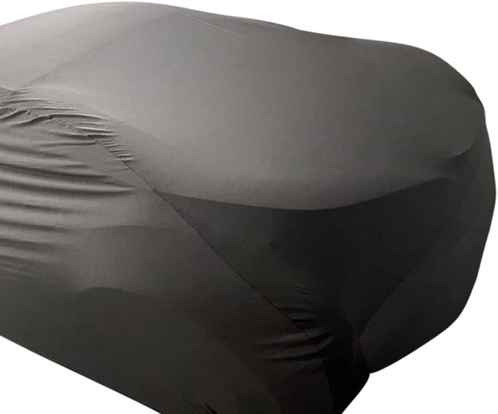 Indoor Autoabdeckung kompatibel mit BMW i8 mit Spiegeltaschen SUPER Soft Stretch