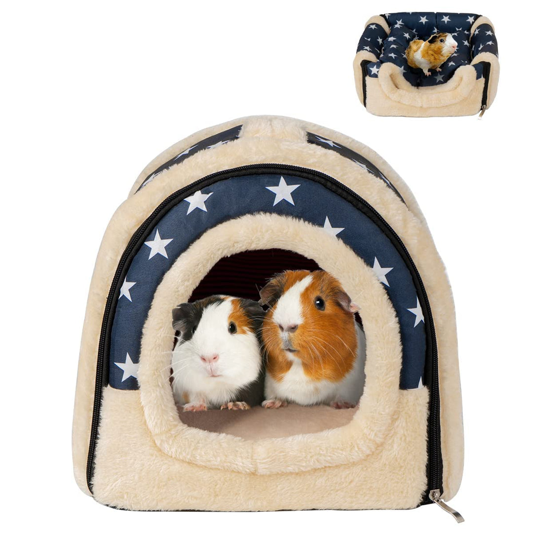 Pantula Meerschweinchen Bett Kuschelhöhle - Höhle Gemütliches gross Hamster Kleintier Bett Versteck