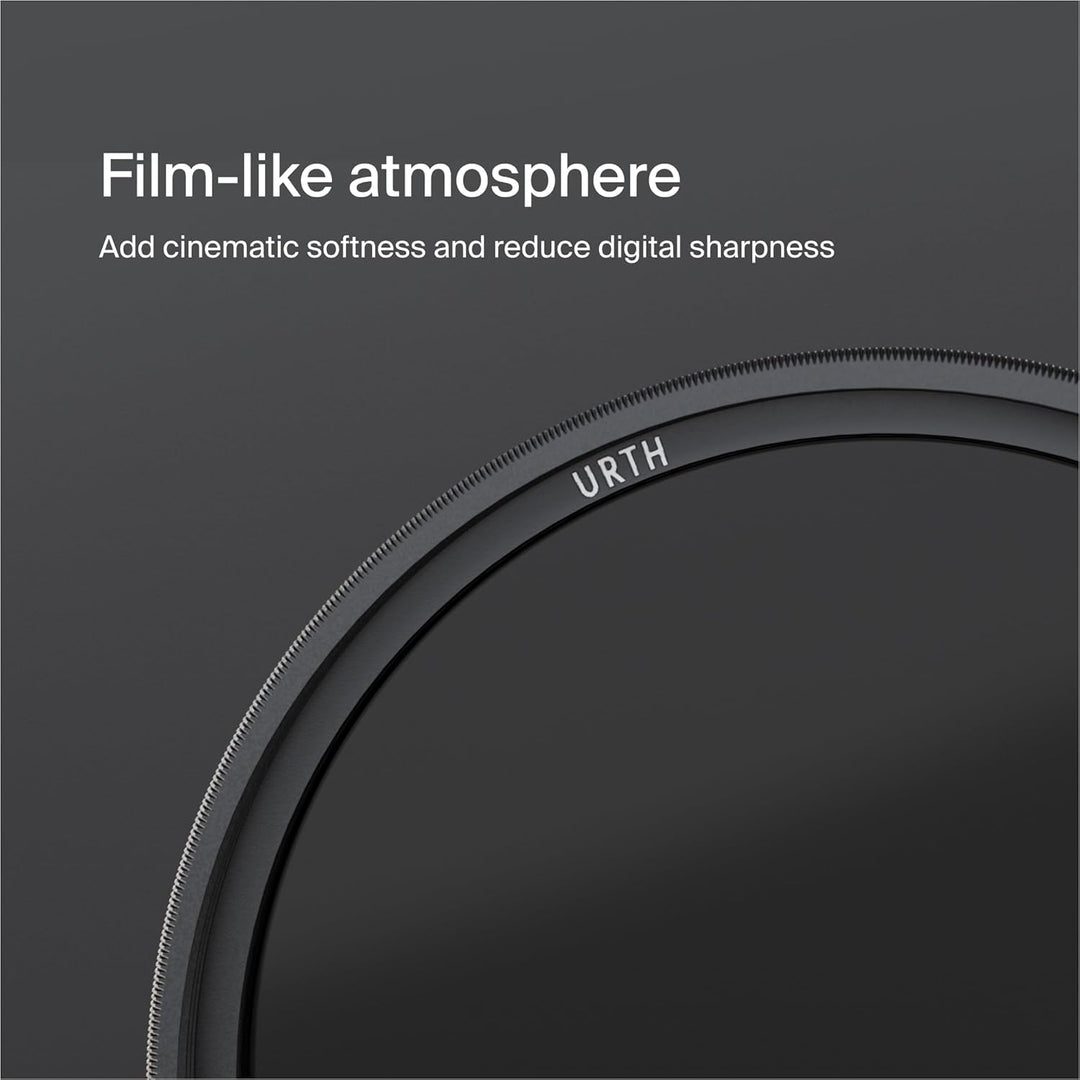 Urth 58 mm Ethereal White Mist ⅛ Diffusions-Objektivfilter (Plus) - Kinoeffekt, 20-fache Nanobeschic