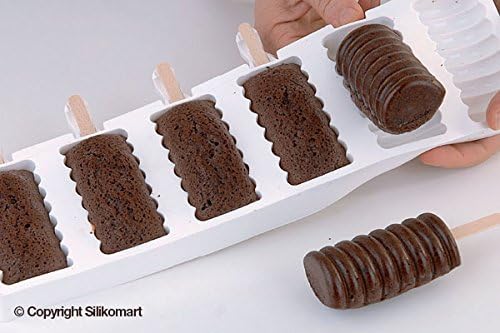 Eiscreme-Set, spiralförmig.