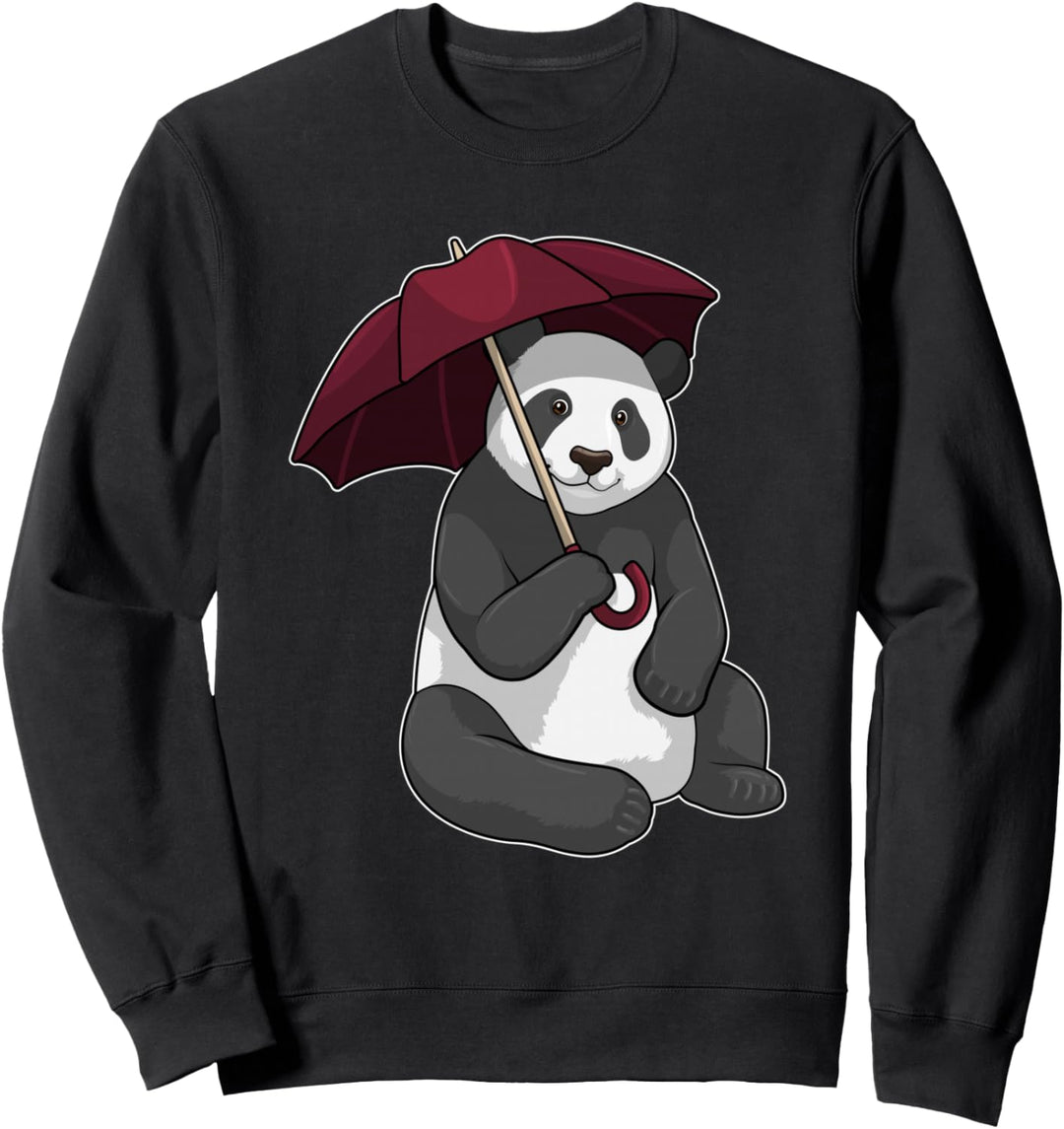 Panda Regenschirm Sweatshirt