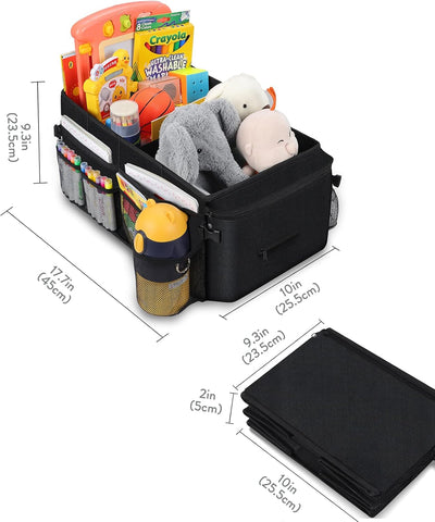 Auto Organizer für Vorne und Rücksitz, Beifahrersitz, Auto Organizer Kinder mit Mehrere Taschen Getr