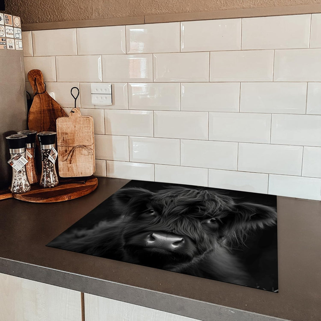 Herdabdeckplatte 59x52 cm Einteilig Induktionsmatte Küche Abdeckung Ceranfeld Herd Abdeckplatte Deko