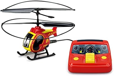 TOOKO 84703 MEIN ERSTER FEUERWEHRHUBSCHRAUBER by Silverlit, ferngesteuerter Hubschrauber, einfache S