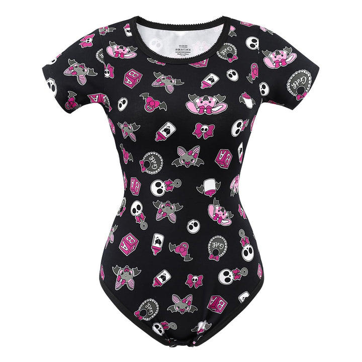 LittleForBig Baumwolle Strampler Onesie Pyjamas Bodysuit – Baby Goth Usagi & Bella Onesie Strampler