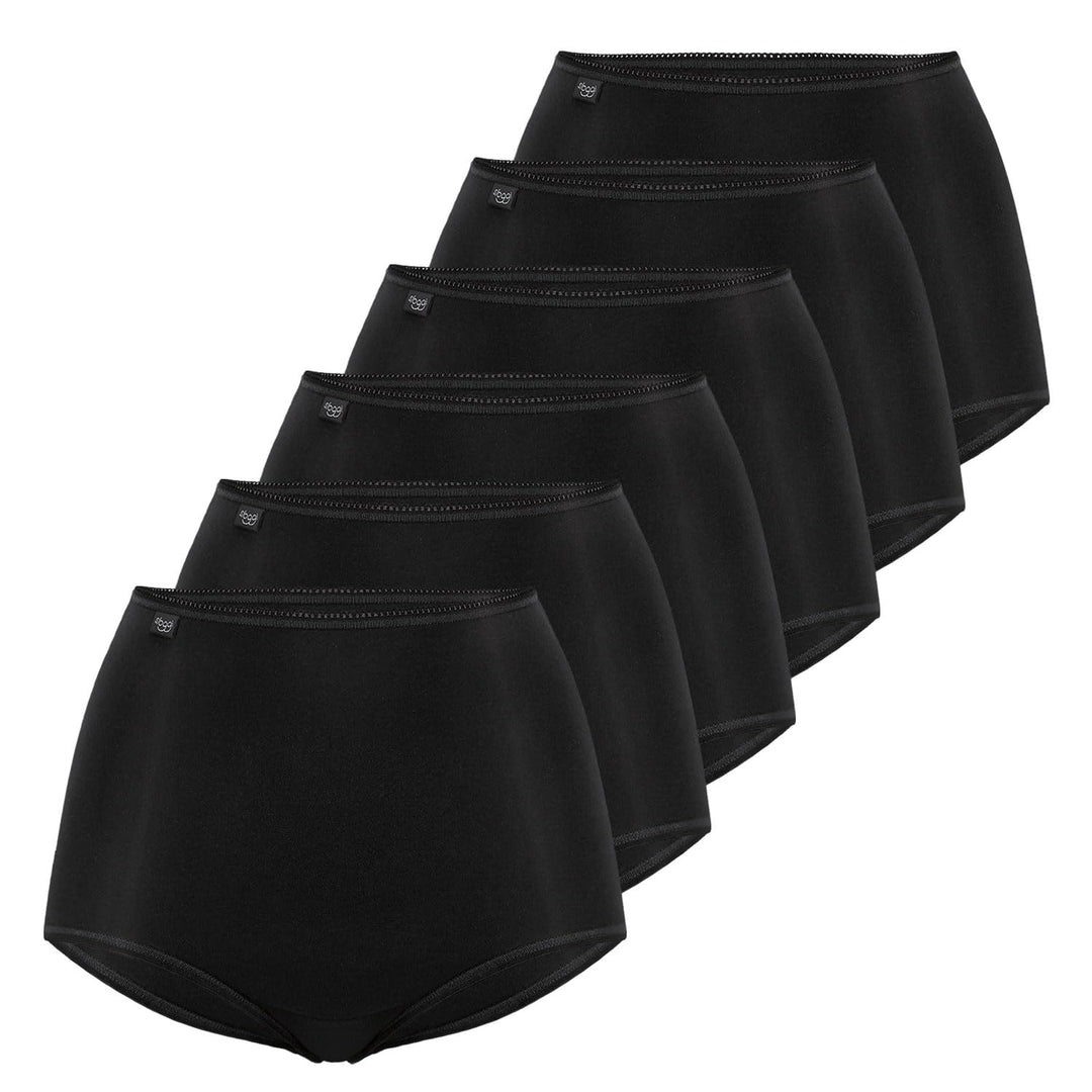 Sloggi Damen Slip (3er Pack) 46 Schwarz (Black 04), 46 Schwarz (Black 04)
