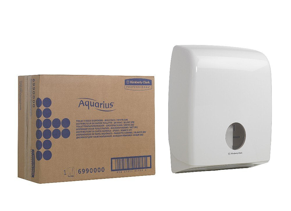 Aquarius-Spender für Einzelblatt-Toilettenpapier in Grosspackung 6990 – 1 x Spender für Einzelblatt-