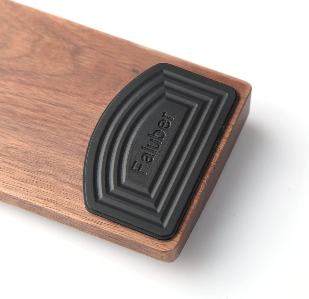 Faluber Holz-Handballenauflage – Tencellos (TKL)36mm – Walnussholz – Mechanische Gaming-Tastatur – E