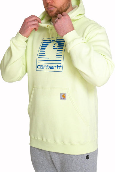 Carhartt K121 Midweight Hooded Sweatshirt XS Hauch Von Limette, XS Hauch Von Limette