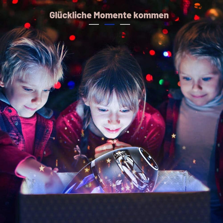 ANERIMST LED-Bluetooth-Lautsprecher, Blue Flame Ambience Lantern-Aussenlautsprecher mit Stereoklang,