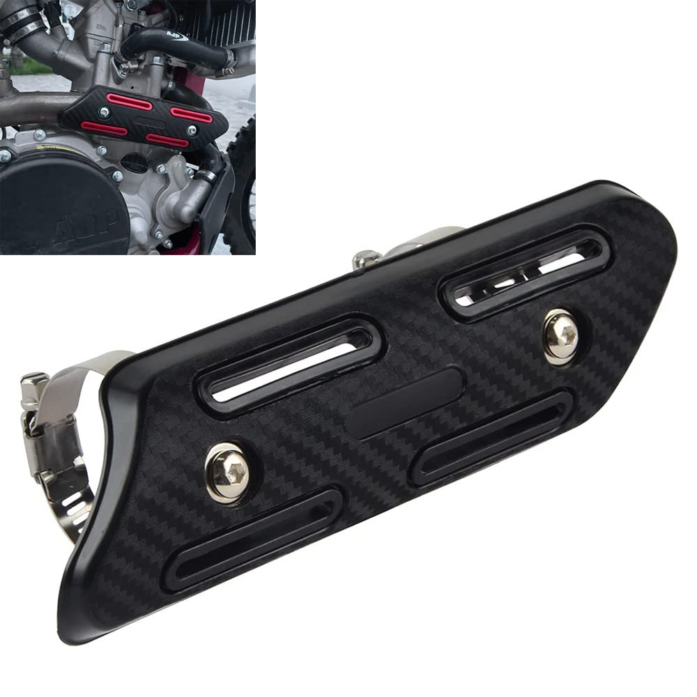 Auspuff Hitzeschutz für Husqvarna FE 501/450 4 Takt XDure HS1 schwarz