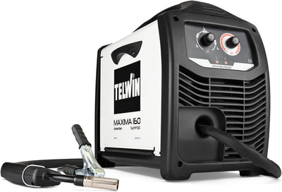 Telwin 816085 Maxima 160 Synergic Drahtschweissgerät MIG-MAG/FLUX/BRAZING mit Invertertechnik 230 V,