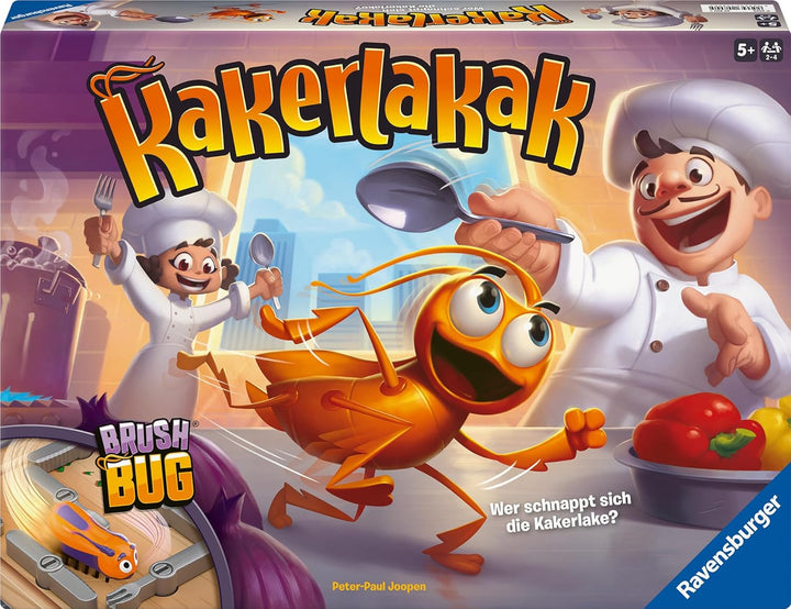 Ravensburger 20800 - Kakerlakak - Aktionsspiel mit elektronischer Kakerlake, Kinderspiele ab 5 Jahre