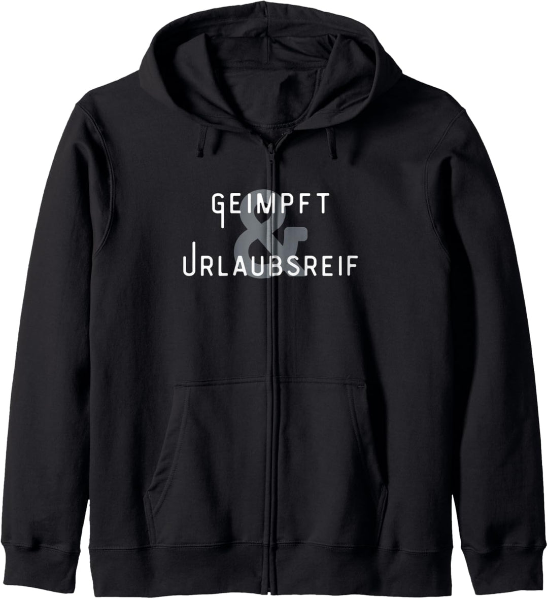 Geimpft und Urlaubsreif - Gesund leben Kapuzenjacke