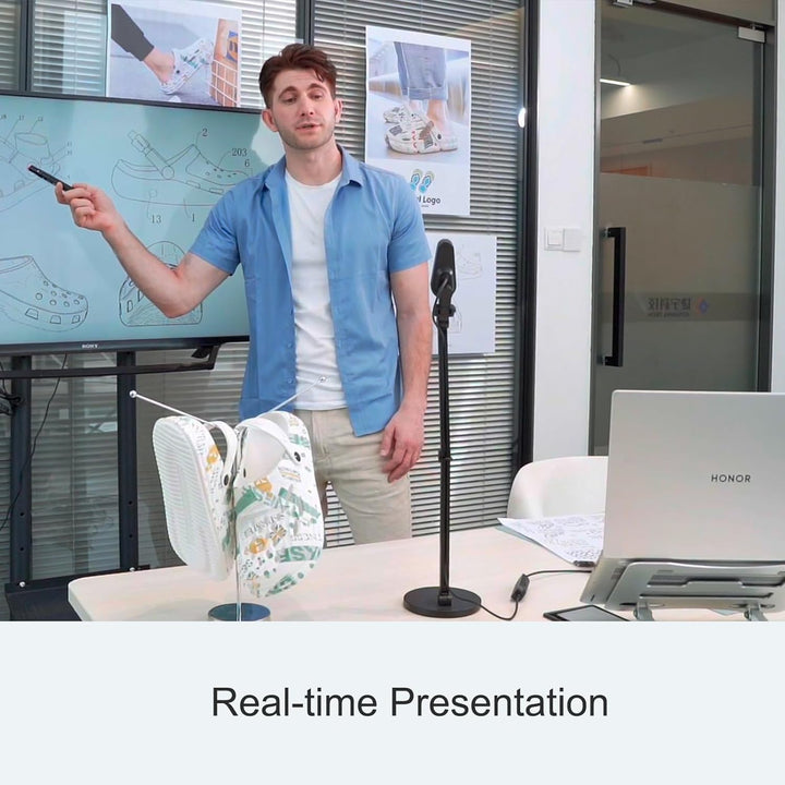 JOYUSING 4K Ultra HD Dokumentenkamera mit physischen Tasten — USB-Webcam für Lehrer, Live-Demos & Fe