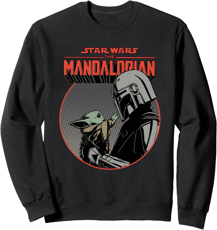 Star Wars The Mandalorian Mando und Grogu Retro Sweatshirt