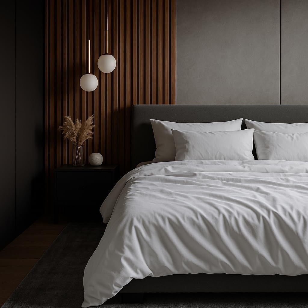 VEL VET HOME VelvetHome Deluxe Bettwäsche 135x200 Baumwolle Bettbezug 135x200 cm mit Kissenbezug 80x