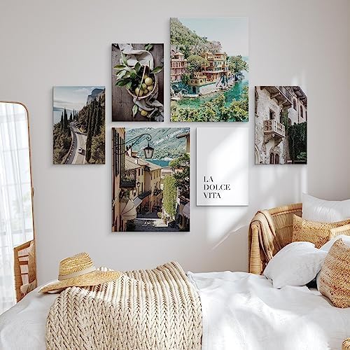 Muralo - Wandbilder Set - Leinwand Bilder Set Aufhängefertig - Bilder für Wohnzimmer Schlafzimmer -