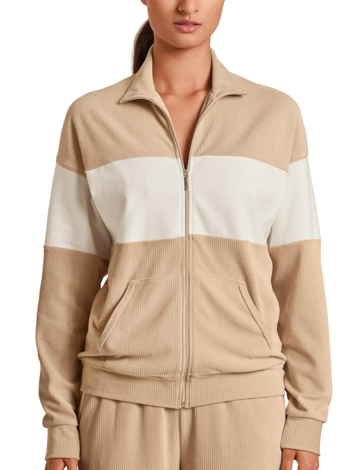 CALIDA Lounge Desert Jacke Damen 36-38 Irish Cream, 36-38 Irish Cream