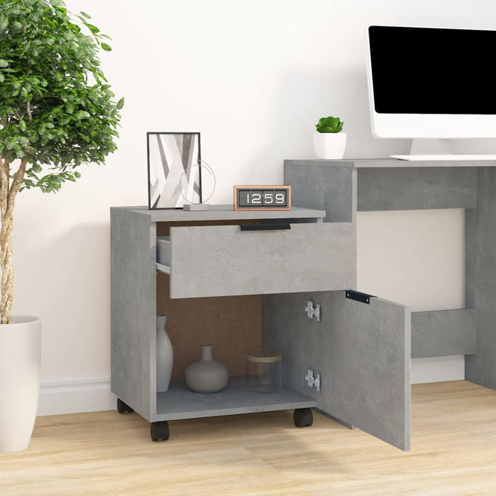 Mobiler Aktenschrank mit Rollen Rollcontainer Rollen Aktenschrank mit Stauraum Büroschrank Lagerschr