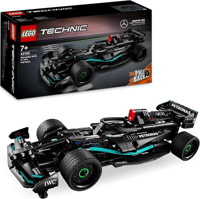 LEGO Icons McLaren MP4/4 & Ayrton Senna Modellauto Set, F1 Rennwagen Bausatz & Technic Mercedes-AMG