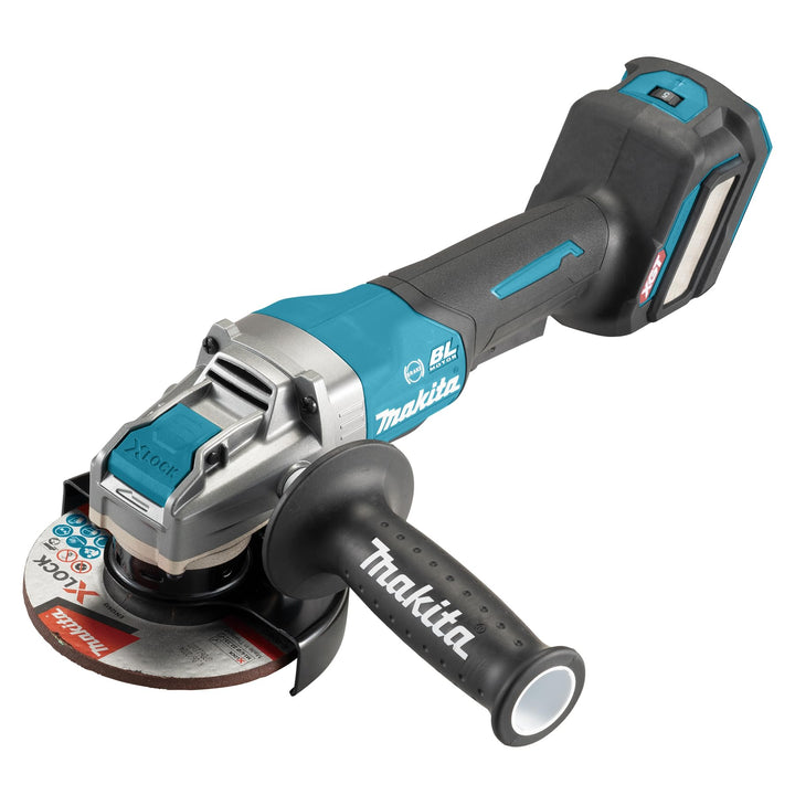 Makita GA044GZ Akku-Winkelschleifer 40V max. (ohne Akku, ohne Ladegerät), Petrol, Schwarz