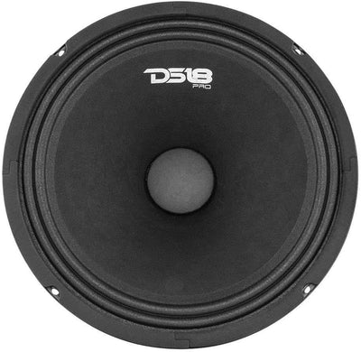 DS18 Car Midrange Speaker 10" Inch 660w Watt 8Ohm Bass Loudspeaker PRO-GM10 10-Inch 8-Ohms Classic N