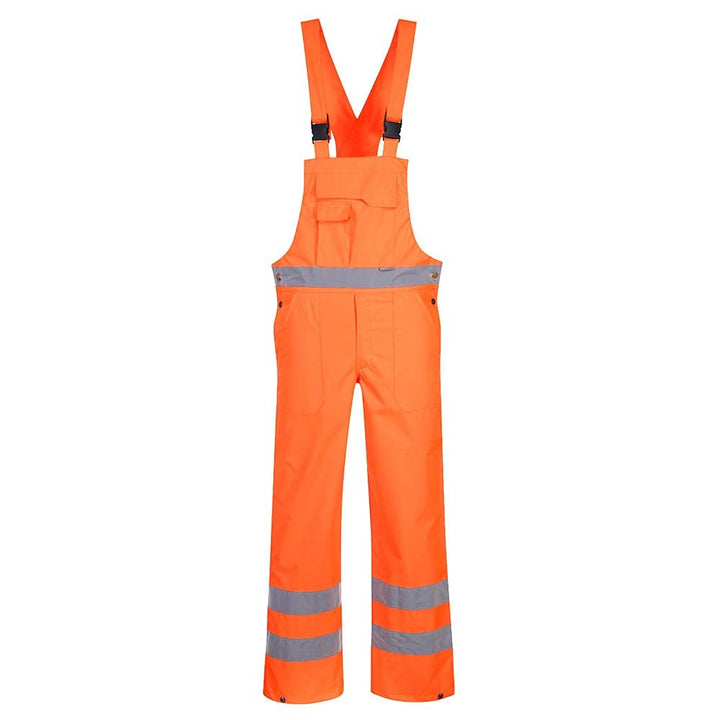 Portwest Warnschutz-Latzhose, ungefüttert, Farbe: Orange, Grösse: XXL, S388ORRXXL