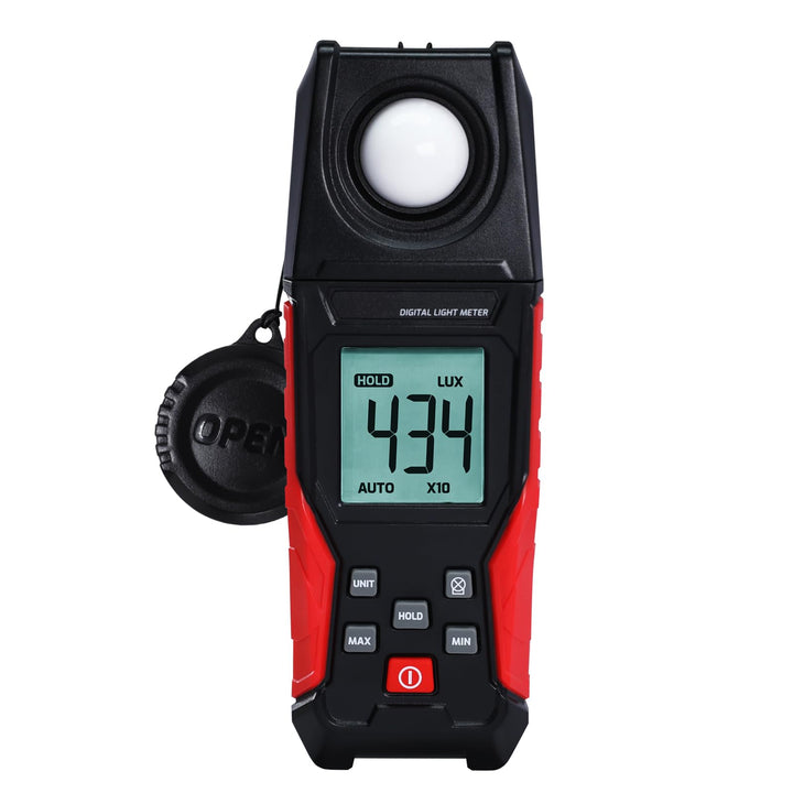 Digitales Luxmeter 0,01-200,000 Lux Lichtmessgerät für LED, Pflanzen, Fotografie, Leuchtdichte, Fuss