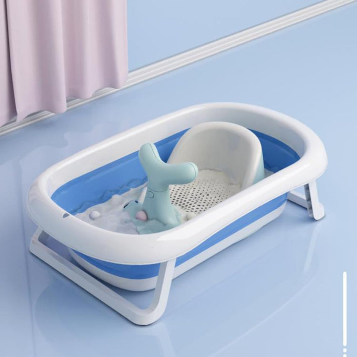 Wal Form Baby Badesitz mit 4 Saugnäpfen - Duschstuhl für Babys 6-36 Monate, kein Schmutz versteckt (