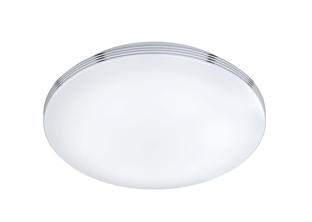Trio Leuchten LED Bad Deckenleuchte Apart 659411806, Metall chrom, 1x 18 Watt Durchmesser 35cm, Durc