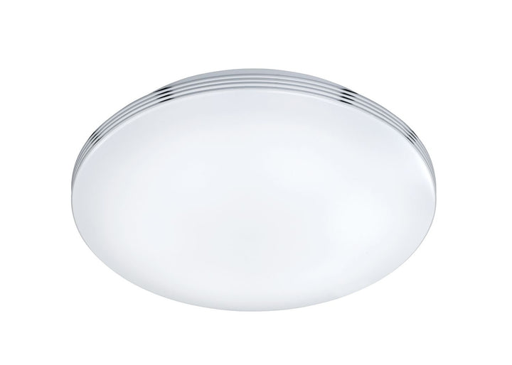Trio Leuchten LED Bad Deckenleuchte Apart 659411806, Metall chrom, 1x 18 Watt Durchmesser 35cm, Durc