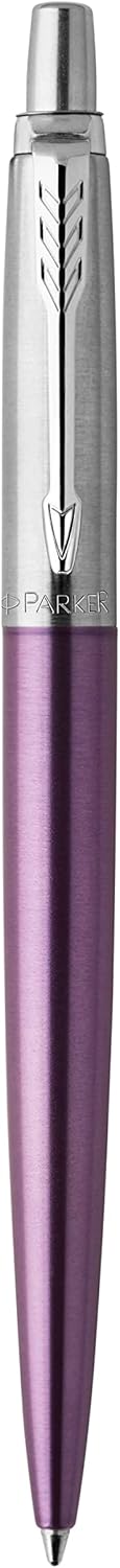 Parker Jotter Kugelschreiber | Victoria Violet | Mittlere Spitze | Blaue Tinte | Geschenkbox ballpoi