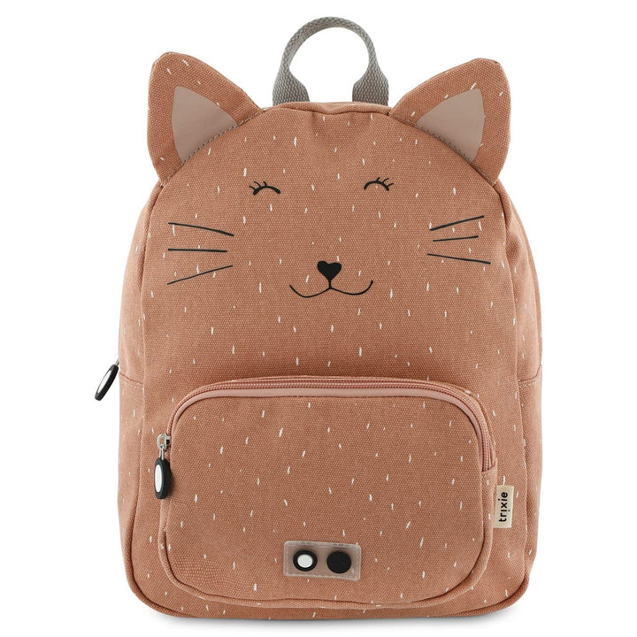 Trixie Rucksack - Rucksack für Kind - für Jungen und Mädchen - Kleiner Turnbeutel Dunkelrosa Mrs Cat
