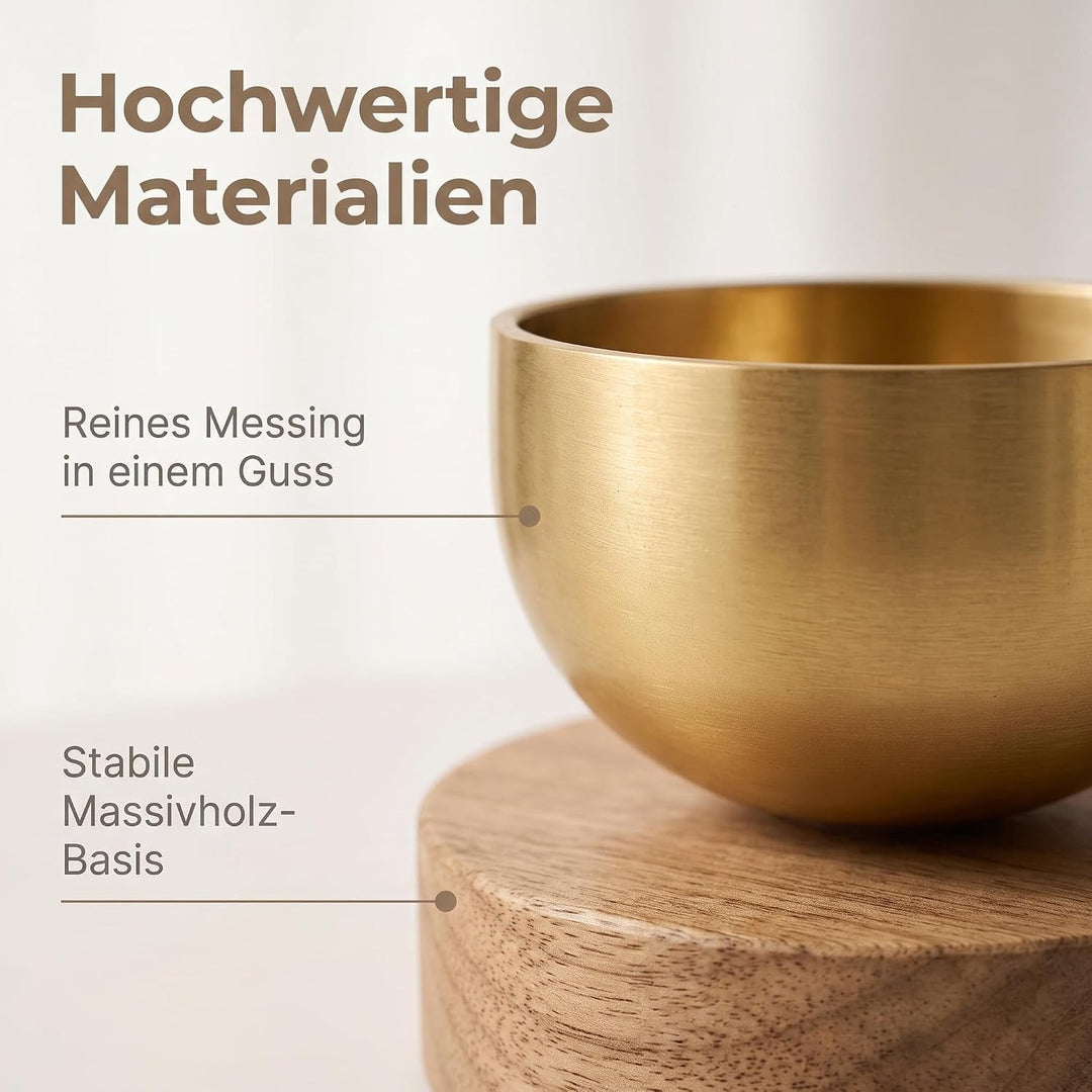 Klangschalen Set Yoga Klangschale Mini Klangschale Ideales Geschenkset für Kinder und Erwachsene, Ch