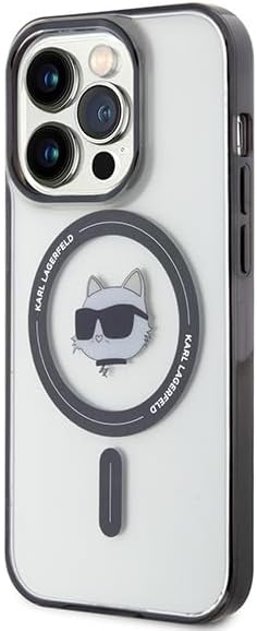 KARL LAGERFELD KLHMP15XHCHNOTK Hülle für iPhone 15 Pro Max 6.7" transparent hardcase IML Choupette`s