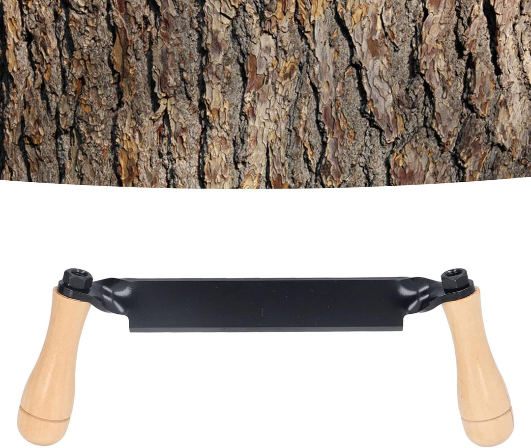 Draw Knife, Straight Draw Shave Knife mit Wolframstahlklinge und ergonomischem Holzgriff Arbeitsspar